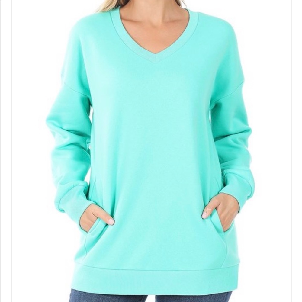 Zenana |  Sweatshirt W/ Pockets